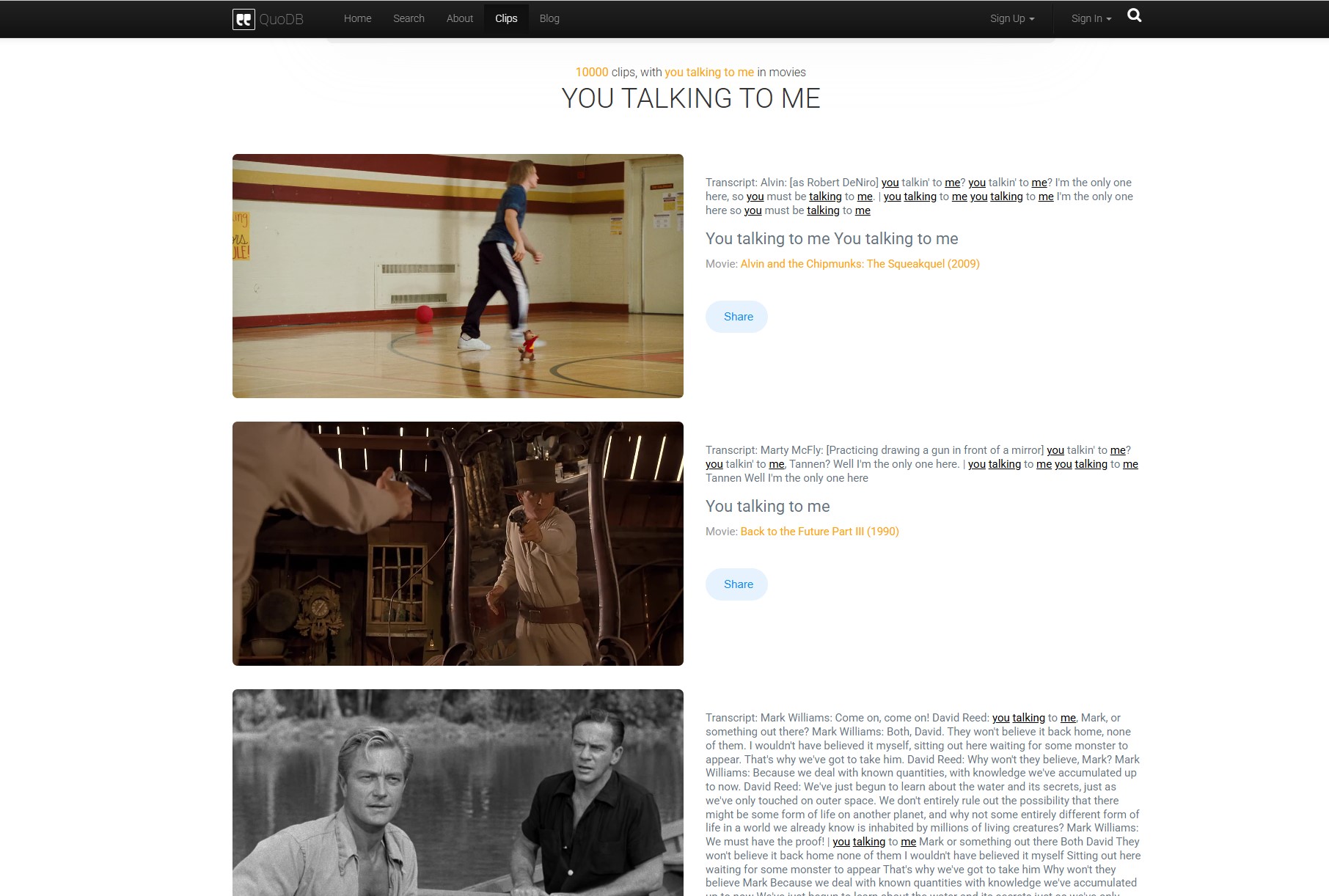 Download Movie Clips by Quote